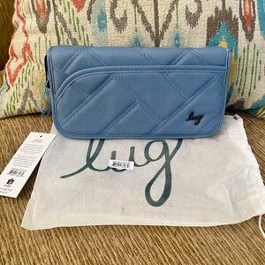 LUG Tango travel wallet in Blue Moon Matte Luxe!
